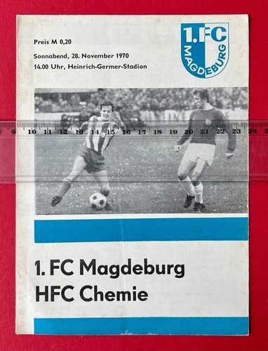 Ddr fussball programmheft 1970 - ddr,