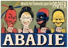 Abadie cigarette papers 1904 - abadie,