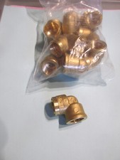 10 Stück WINKEL 90' R015 M16X1,5   f. Druckluftbremsanlage messing / Pal5K1B42