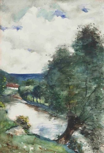 Lesser ury flusslandschaft - ury,