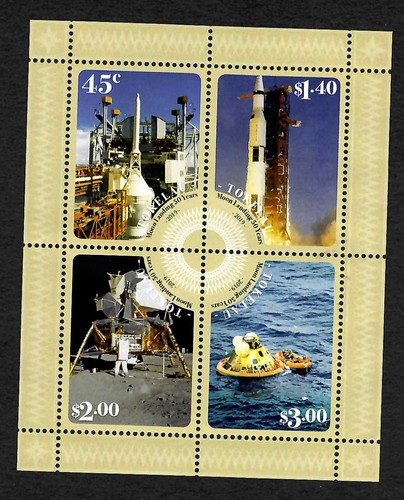 Tokelau 2019 moon landing 50 - 2019:,