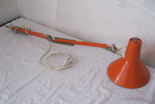 Alte gelenklampe orange - gelenklampe, 70er