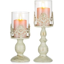 Kerzenständer Weiß