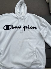 Champion Fleece Hoodie weiß Gr. M