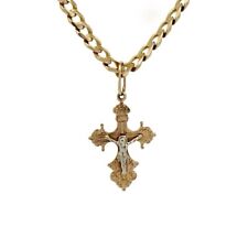 Orthodox Kreuz Anhänger 585 Rotgold