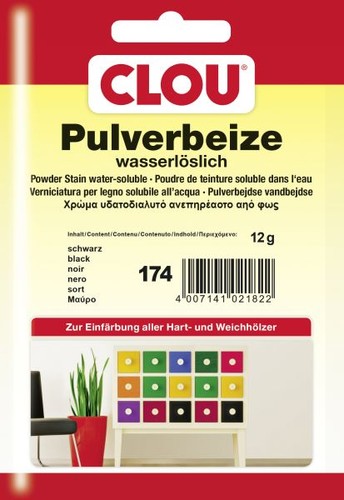 Clou pulverbeize schwarz - pulverbeize, g