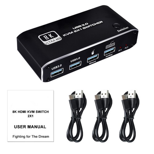 Port hdmi kvm switch 8k - kvm,