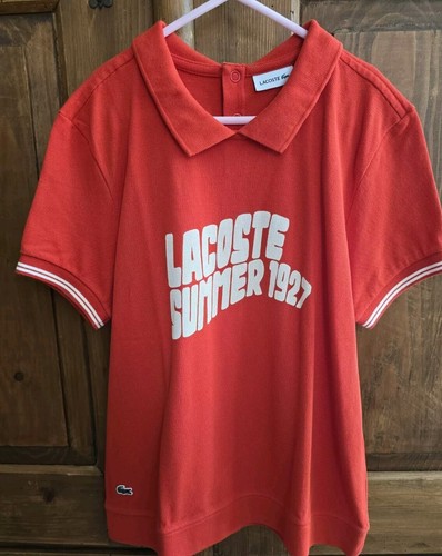 Lacoste shirt poloshirt rot - shirt,