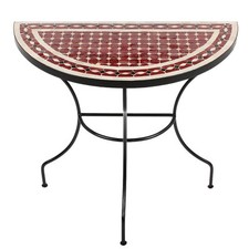 Halbrunder Mosaiktisch
