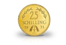 25 Schilling Goldmünze