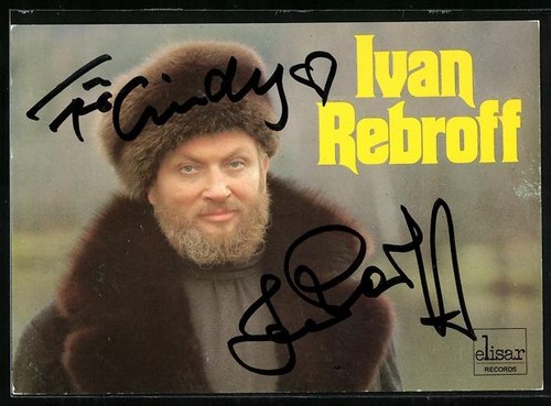 Musiker ivan rebroff mit - rebroff,