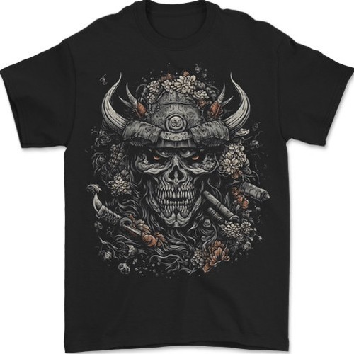 Samurai schädel fantasy - samurai,
