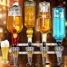 4 fach Spirituosenspender Wand