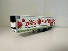 Herpa Solo Mega Volumen Kühlkoffer Auflieger „Zentis“