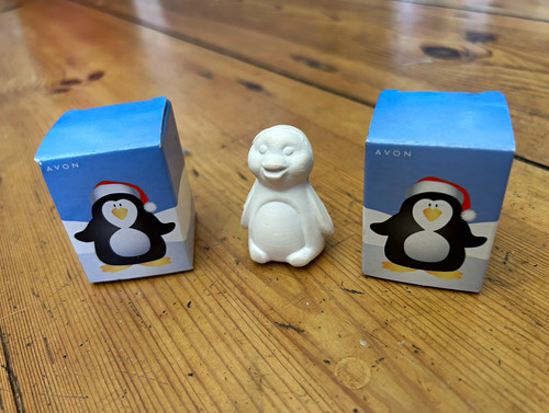 Avon figur pinguin weiß - avon,