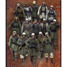 1/35 15pcs Figures Resin Model