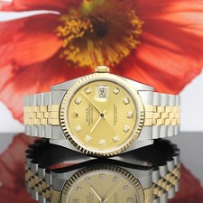 Rolex Datejust Stahl / Gold Ref: 16233 mit Rolex Box von 2002