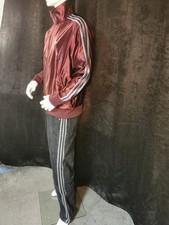 Adidas Trainingsanzug Jeans +Jacke KD9371+JC6718 NEU Größe L /L Maroon Schwarz