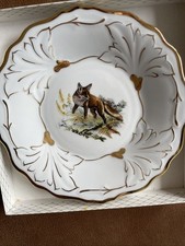 Teller mit Jagdmotiv: Hirsch