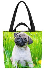 Kleiner Mops Tasche Mops Haustier Spielzeug Leine Hündchen Tier Liebling Fell b