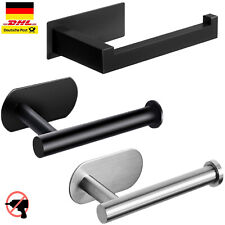 Toilettenpapierhalter Klopapierhalter Ersatzrollenhalter Edelstahl ohne Bohren
