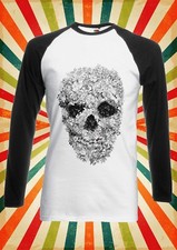 Totenkopf Blume Retro Floral