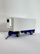 Herpa | Koffer Kühlanhänger | 1:87 in Hellgrau und Blau