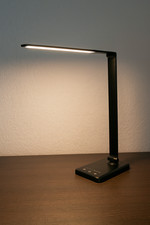 LED Schreibtischlampe – Dimmbar, Touch-Bedienung, Klappbar, schwarz – NEU & OVP
