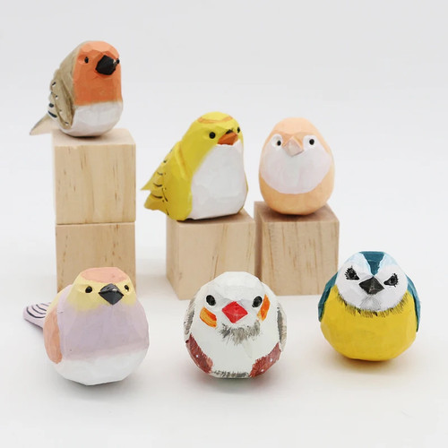Holz vogel skulptur - holz,
