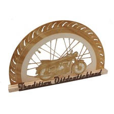 Schwibbogen LED Lichtbogen Batterie Tradition Ostdeutschland AWO 425 Sport DDR