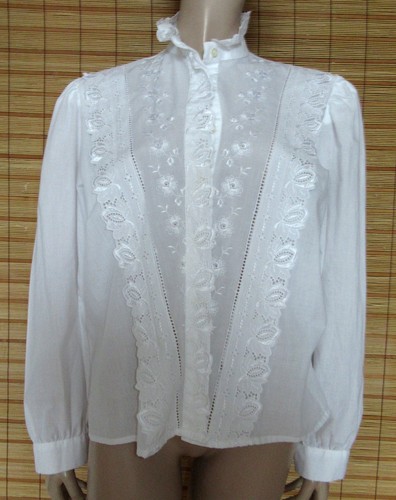 Weisse trachtenbluse spitze - trachtenbluse,