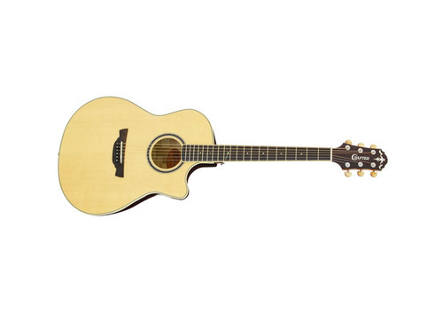 Westerngitarre holz roundback - westerngitarre,
