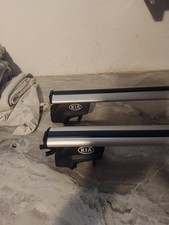 Dachträger KIa mit THULE Skiträger 4 paar Ski