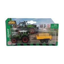 FENDT 209 Vario Traktor mit Anhänger Mini Work Machines Modell Spielzeug MIASTO