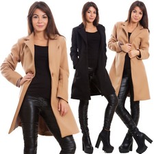 Mantel Frau Single Breasted