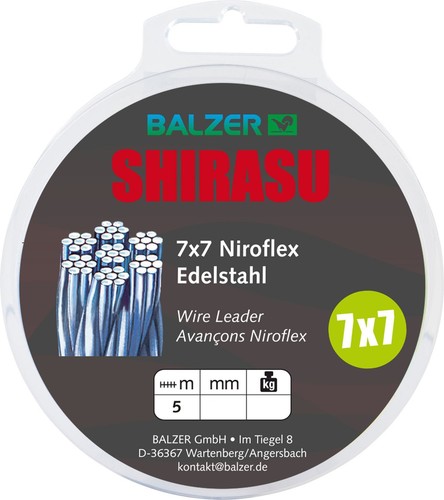 Balzer shirasu 7x7 niroflex - balzer,