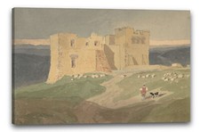 Kunstdruck Kopie nach John Sell Cotman - Schloss in Ruinen