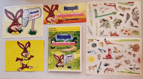 Nesquik bunny puzzle nature - nesquik, puzzle/nature