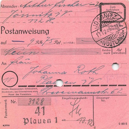 897214 sbz postanweisung mit - sbz,