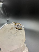 Ring 585 Gold Art-Déco-Ring