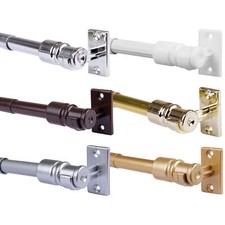 Cafehausstange Gardinenzubehör ausziehbare Scheibenstange Gardinenstange Edel