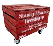 COUCHTISCH TISCH KLEINTISCH BEISTELLTISCH OBSTKISTE LOFT DESIGN ALT VINTAGE