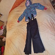 Schneeanzug, Skianzug, Gr. 116, Lupilu, schwarz/blau/bunt, Kapuze, gut erhalten