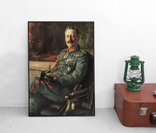 Poster Portrait Kaiser Wilhelm
