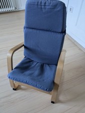 Kindersessel Kinderstuhl Stuhl Kinder blau IKEA POÄNG