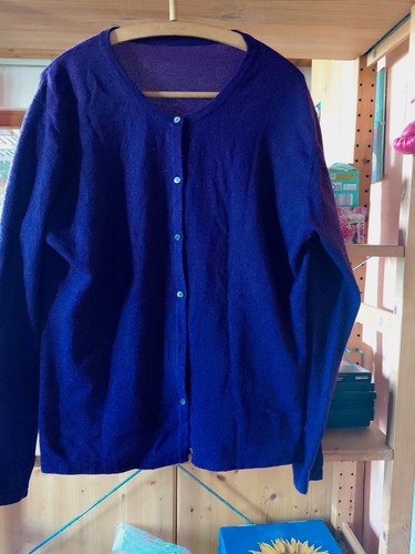 Kaschmir strickjacke l - gr,