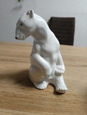 Wagner & Apel Porzellan Eisbar  Figur Nachlass DDR  Vintage Nr 410