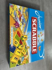 Matell Scrabble Junior 51928, 2 Spiele in 1, neuwertig, komplett