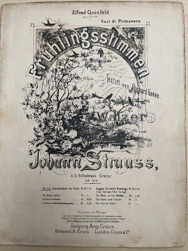 Frühlingsstimmen johann - frühlingsstimmen,
