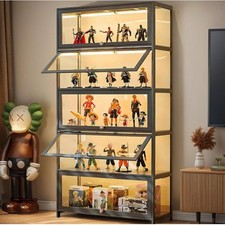 Große Acryl Vitrine Einzelvitrine Figure Modellautos Schaukasten 5 Ebenen DE
